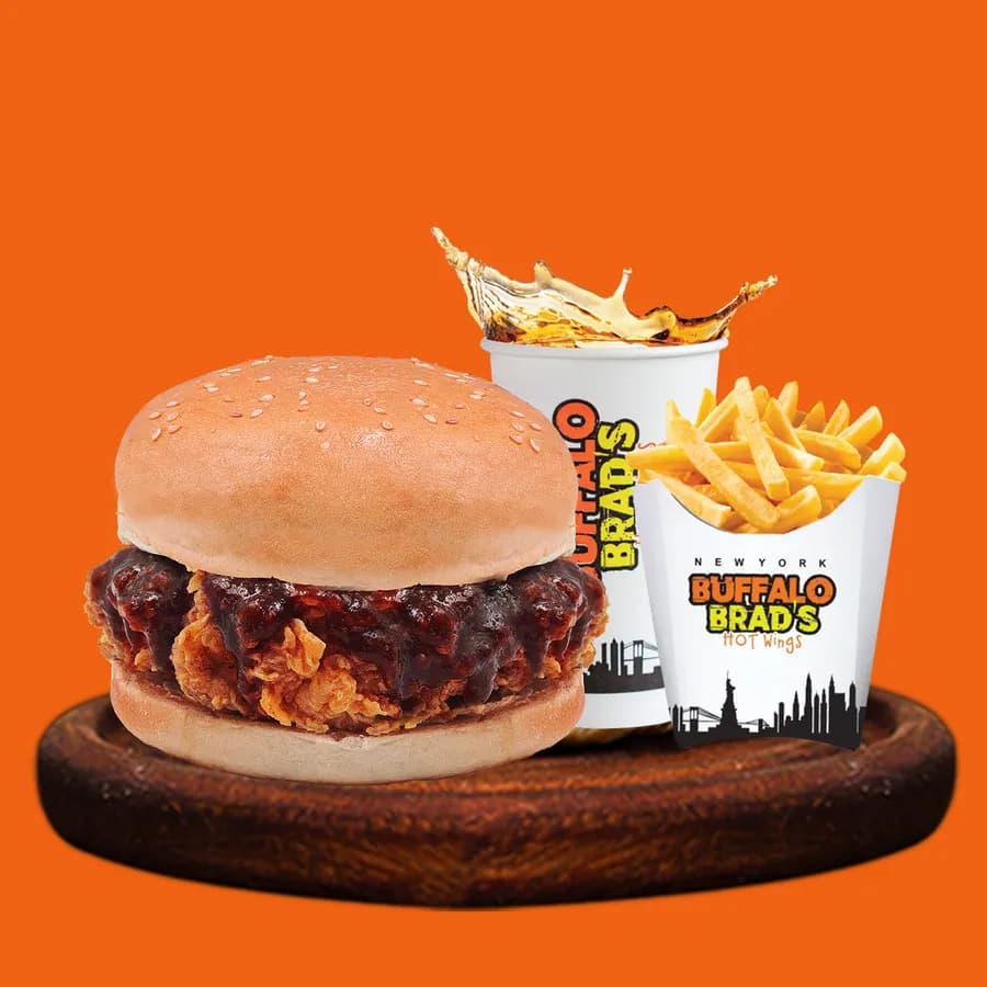Smokey BBQ Chicken Burger Meal